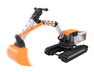 576104 Kit STEM Excavator de asamblat si manevrat, Fischertechnik