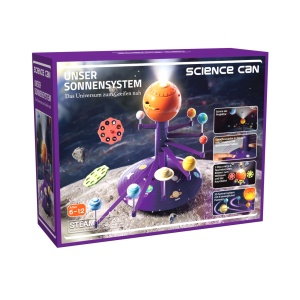 Kit STEM Sistemul solar 3D cu proiector si redare vocala, TopBright Toys