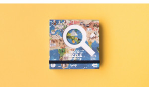LJ_PZ201U-Micro puzzle 600 piese Continente, Londji