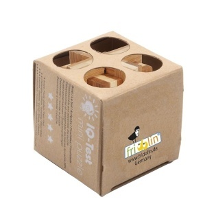 Puzzle 3D din bambus Double cross, Fridolin