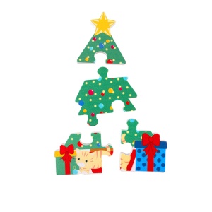 OTT06495_Puzzle Bradul de Craciun din lemn, Orange Tree Toys