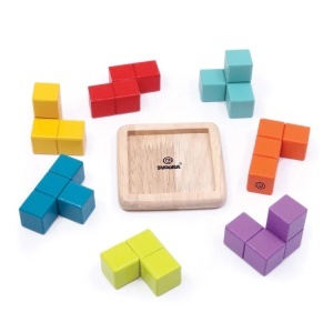 Puzzle geometric 3D Svoora – vedere detaliată piese