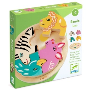 Puzzle din lemn Rondo Leo, Djeco