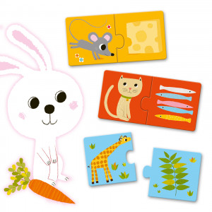DJ08166-Puzzle doua piese, Djeco