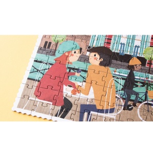 PZ593-Puzzle Turist in Paris, Londji