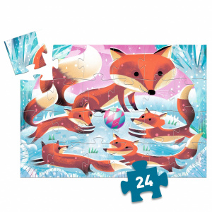DJ07285-Puzzle 24 piese Vulpita Ginger Djeco