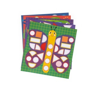 MR_679605 Set creativ cu stickere geometrice Les Toupitis Moulin Roty