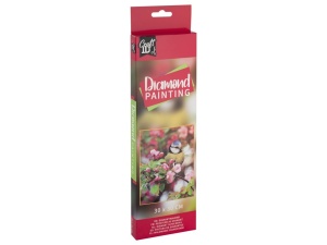 Set creativ pictura cu diamante, Diamond painting, Flori, Craft Sensations(Flori) Flori