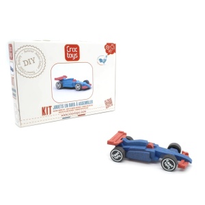 Set de constructie masina de curse, Croc toys