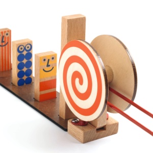 Joc de construit cu piese domino Zig & Go Junior, Djeco