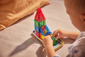 Piese magnetice mini pastelate pentru joacă educativă
