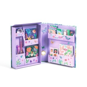 Set papetărie Marie – 2 caiete, carnețel, plicuri, carduri, pixuri și abțibilduri