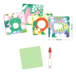 Set magic de colorat cu apa pentru copii