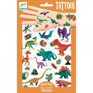 Tatuaje metalice Djeco, Dinozauri
