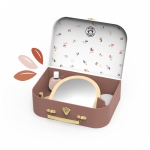 Accesorii de beauty din lemn non-toxic pentru joacă de rol creativă