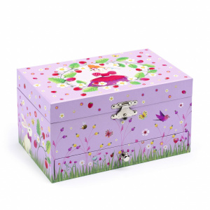 DJ06599 - Cutie de bijuterii muzicală cu prințesă rotativă, Djeco