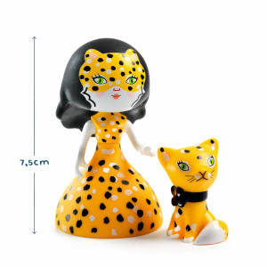 DJ06791-Figurina Arty Toys Printesa Feline si motanul Leo, Djeco