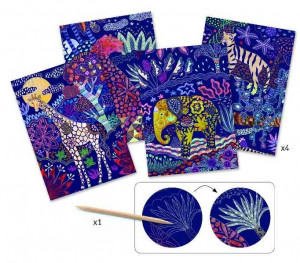 DJ09728-Set planse de razuit Natura luxurianta, Djeco