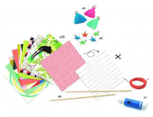 DJ07971-DIY Bratari din margele de hartie Pop și colorat, Djeco