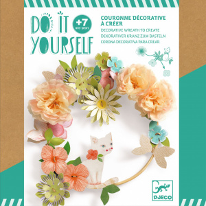 DJ07967-Atelier creativ DIY Decoratie florala cu pisicuta, Djeco