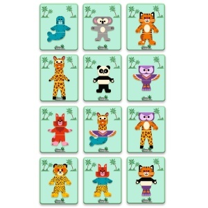 Joc magnetic mix-and-match cu animale
