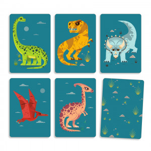 DJ05093-Carti de joc Dino draft, Djeco