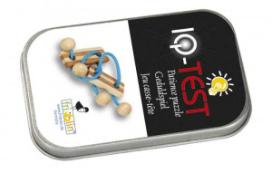 Fr_17135-Test IQ puzzle lemn de bambus cu snur, Fridolin
