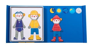 Joc magnetic educativ Popipop despre anotimpuri și vreme