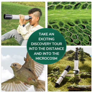 Joc STEM Microscop si telescop 2 in 1, TopBright Toys