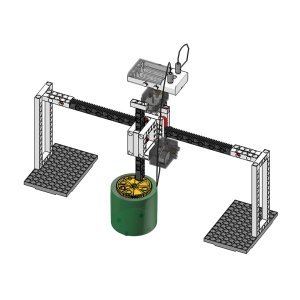 Exemplu de structură gin‑industrială creată cu setul AI INDUSTRY