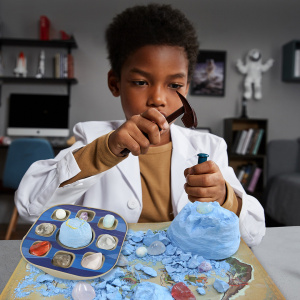 Kit STEM de excavare pietre prețioase din "Marea gaură albastră" Belize, TopBright Toys