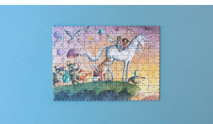 LJ_PZ557U-Mini puzzle Unicorn, Londji