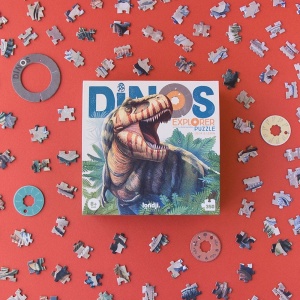 Lj_PZ567U-Puzzle Dino Explorer, Londji