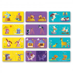 DJ08162-Piese de puzzle din carton gros, Djeco
