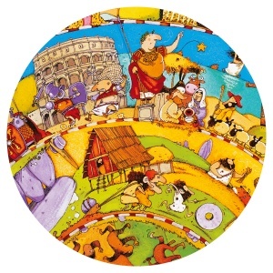 DJ07470-Puzzle educativ istoria vietii si evolutia speciilor, Djeco