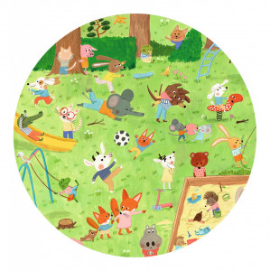 DJ07596-Puzzle 35 piese Gradina micilor prieteni, Djeco