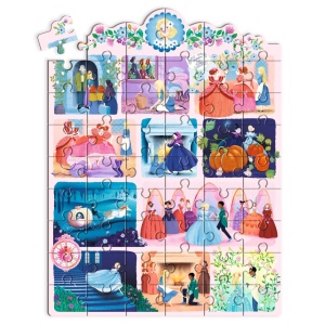 DJ07053 Puzzle poveste Cenusareasa Djeco