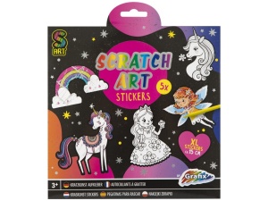 Set creativ 5 abtibilduri XL de razuit, Grafix roz