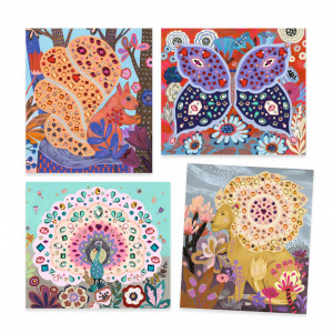 DJ09432-Ilustrate decorate cu strasuri Frumusete salbatica, Djeco