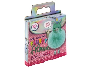 Set creativ DIY, Breloc pufos unicorn