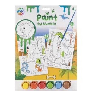 Set creativ Picteaza pe numere dinozaur