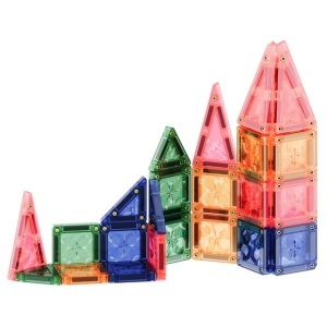 Plăci magnetice mini pastelate Cleverclixx – dezvoltă imaginația și creativitatea