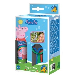 Set Peppa Pig Super Mix – baloane de săpun cu design pentru copii.