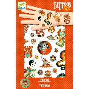 Tatuaje temporare Djeco - Tematica arte martiale