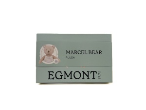 Marcel Bear Gift Box – ursuleț din bumbac organic, ambalat într-o cutie ilustrată FSC.
