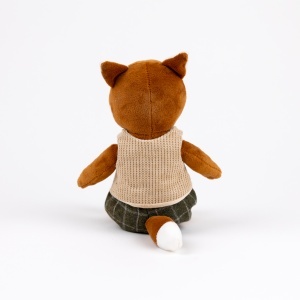 Max Vulpea, jucărie de pluș cu blană roșcată-ruginie și piept alb, Egmont Toys