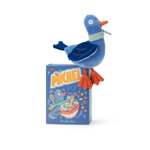 Zornaitoare bebe pasare din bumbac, Moulin Roty