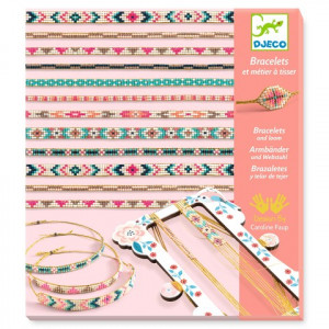 DJ09838-Set creativ pentru realizarea brățărilor copii, Djeco