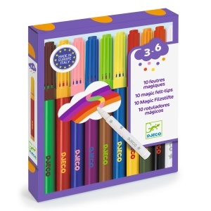 DJ08827 - Carioci lavabile pentru copii cu efect surpriză Djeco