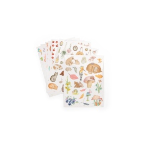Carte de colorat cu abțibilduri Les Rosalies, Moulin Roty